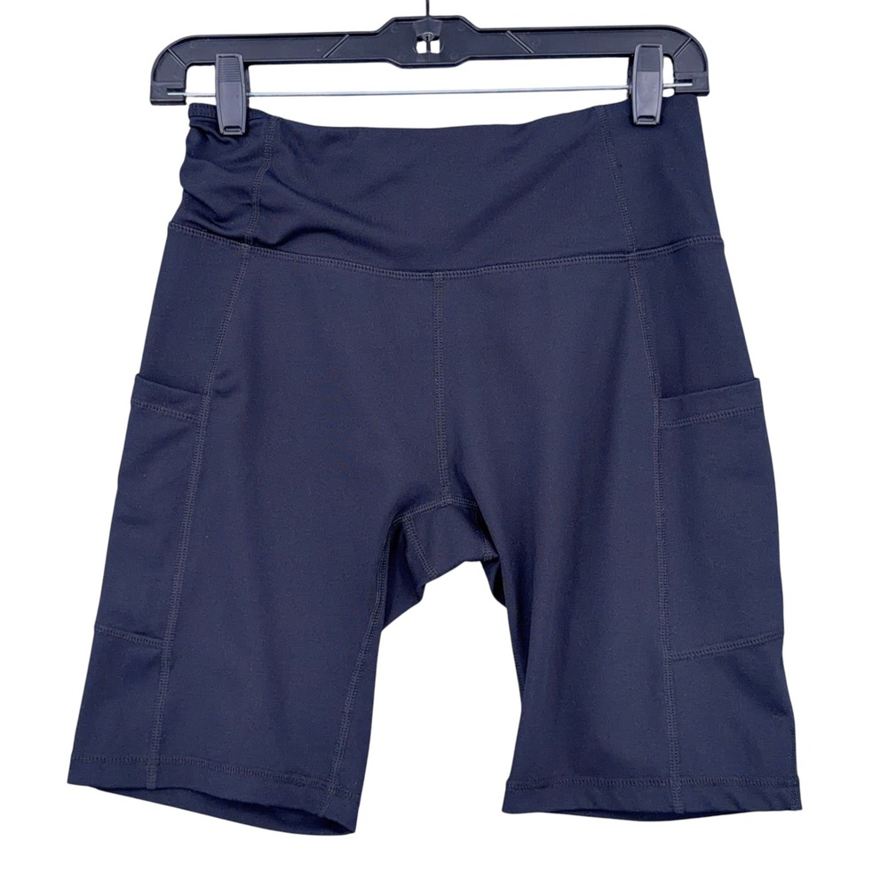 Baleaf Biker Shorts Women Medium Polyester Spandex Black